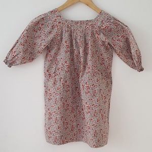 liberty print girls cotton dress